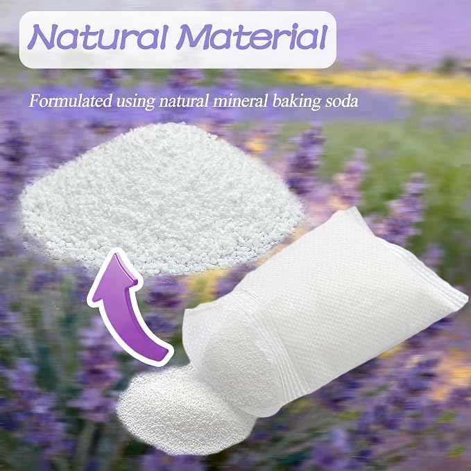 NewKe 14 Pcs Lavender Scent Baking Soda Refills - Image 2