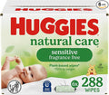 Huggies Natural Care Sensitive Baby Wipes, Hypoallergenic, 6 Flip-Top Packs by Huggies%C2%AE