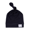 Copper Pearl Baby Beanie Hat Top Knot Stretchy Sof Midnight by CopperPearl