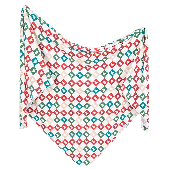 Copper Pearl Large Premium Knit Baby Swaddle Receiving Blanket 'Fraser' by CopperPearl