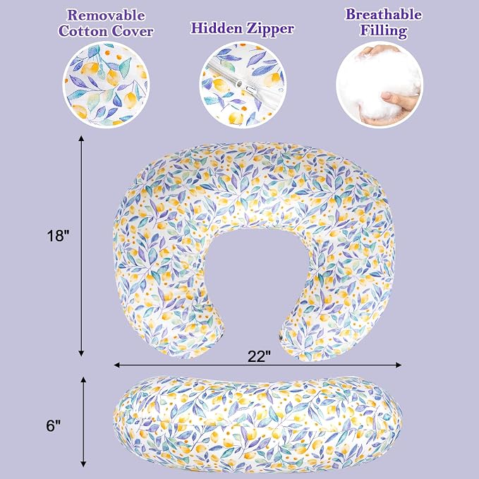 Nursing Pillow & Breastfeeding Pillow – Ergonomic C-Shape - Image 2