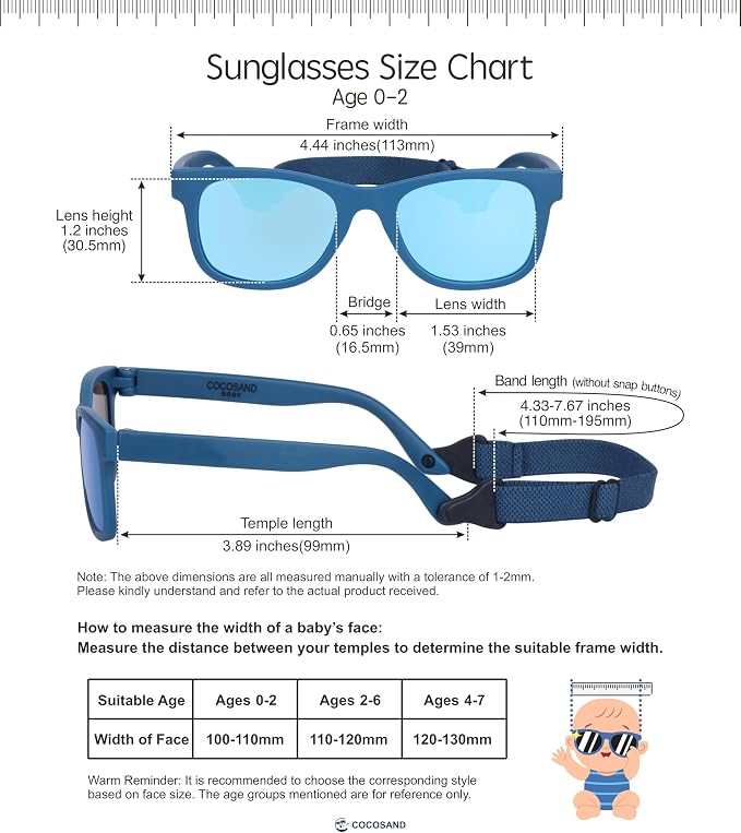 COCOSAND Flexible Baby Sunglasses - Image 6