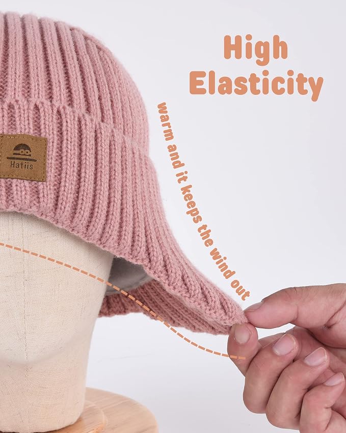 Baby Beanie Fleece Lined Toddler Winter Hat - Image 4