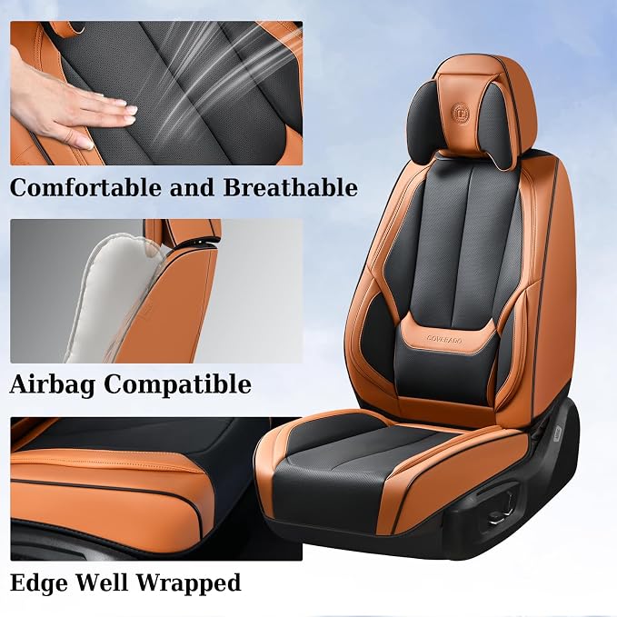Coverado Universal Seat Covers Full Set, 5 Seats Universal Seat Covers - Image 4