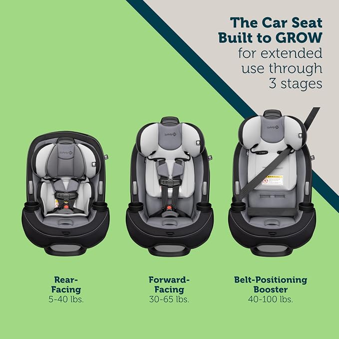 Safety 1st Grow and Go All-in-One Slim Convertible Car Seat, Rear Facing - Image 2