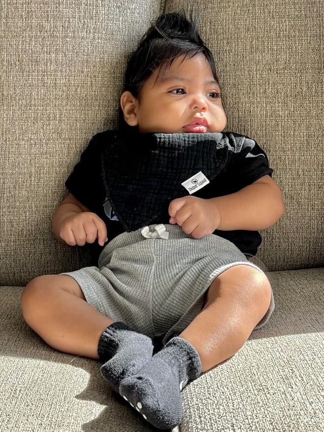 DiaperSquad's Baby Bibs for Drooling and Teething, Bibs for Boys, Baby Girl - Image 2