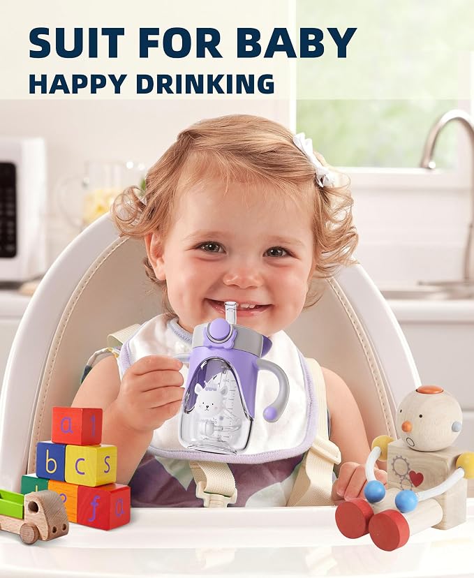 Bunnytoo Baby Sippy Cup with Weighted Straw - Image 9
