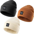 3 Packs Baby Beanie Cute Toddler Beanies Kids Winter Hat Boys Girls Warm Knit by FHJAX