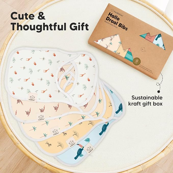 8-Pack Baby Bibs for Boys, Girls - Image 9