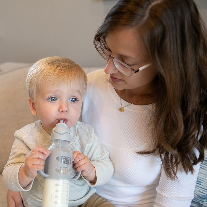 Dr. Brown's Milestones Narrow Sippy Straw Bottle, Spill-Proof - Image 6