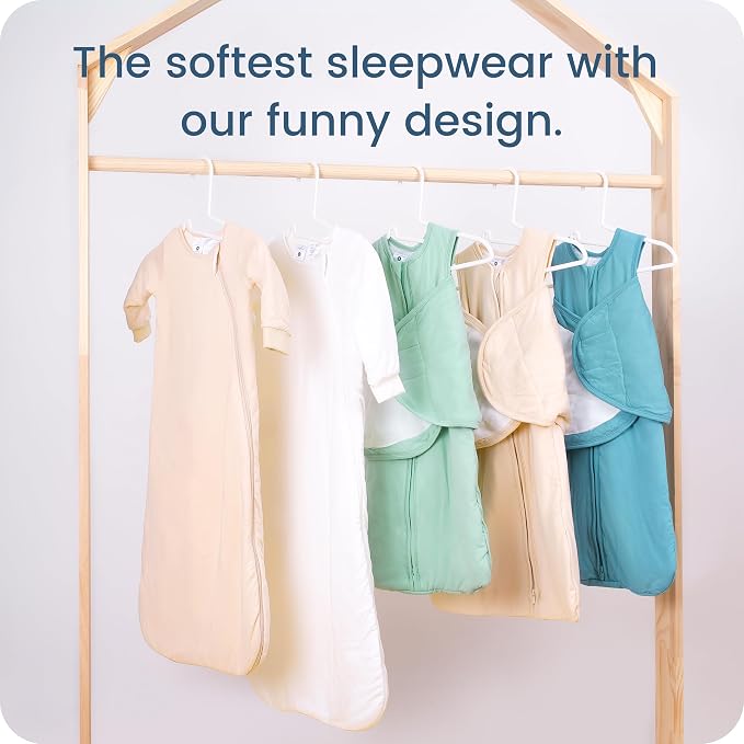 Newborns Swaddle Sleep Sack 0–3 Months, 1.0 TOG Baby Blanket - Image 7