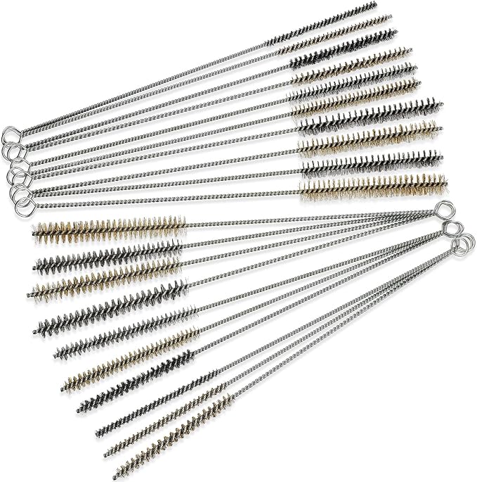 Wire Tube Brushes Bulk for Cleaning Pipe Tube Brass Stainless Steel Round Wire by Perthlin