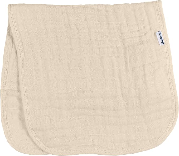 Gerber Baby Unisex Muslin Burp Cloths 6-Pack, Large Size 20" x 10" - Image 7