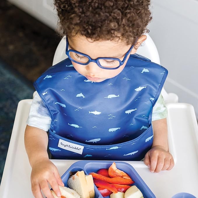 Tiny Twinkle Mess Proof Baby Bibs - Image 9
