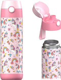 Jarlson® Mali Children's Water Bottle, Thermal Stainless Steel Water Bottle by JARLSON