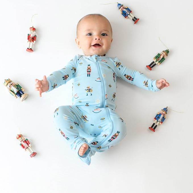KYTE BABY Unisex Rayon Made From Bamboo Zippered Rompers 0-24 Months - Image 2