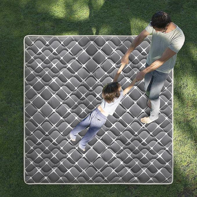 High-Density Foam Baby Play Mat, 50x50 Inches Thicken One-Piece Comfortable and - Image 6