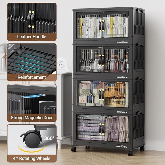BROVIEW 180Qt Stackable Storage Bins - Image 5