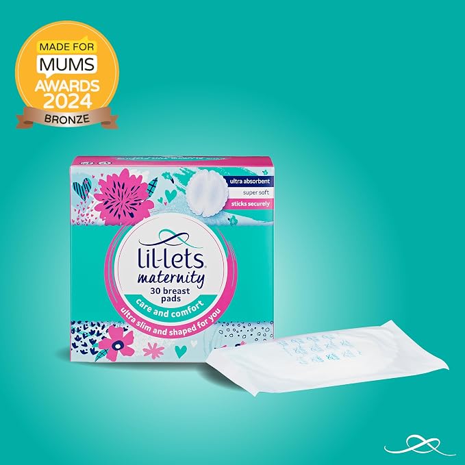 Lil-Lets Nursing Pads – 120 Individually Wrapped, Ultra-Thin, Absorbent & - Image 2