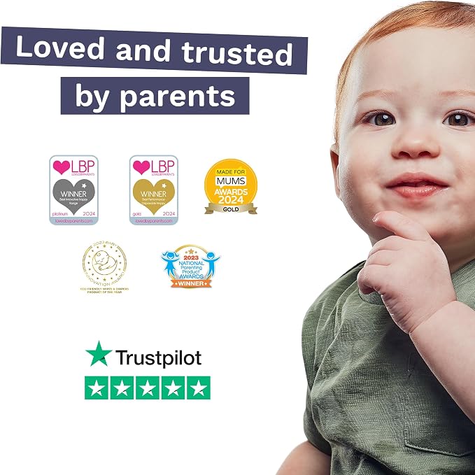 Pura Size 5 Eco-Friendly Diapers Totally Chlorine Free, Hypoallergenic - Image 6