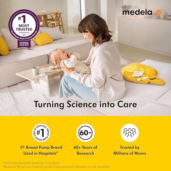 Medela Harmony Manual Breast Pump, Compact Swiss Design - Image 11