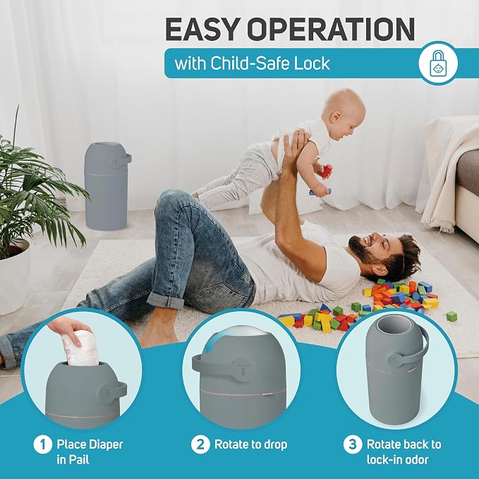 L.A. BABY Magic Diaper Pail - Image 3