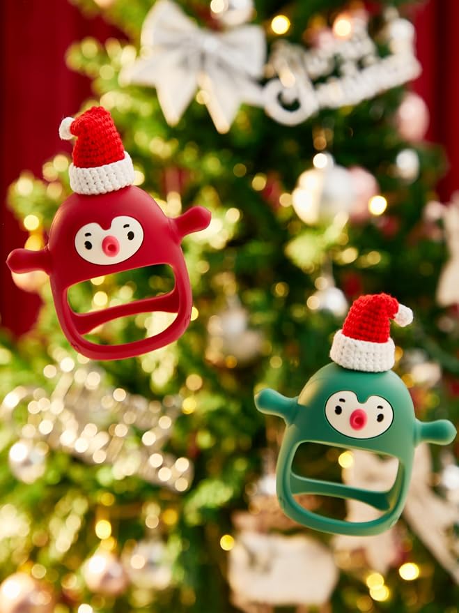 Smily Mia Baby Christmas Stocking Stuffers, Baby Teething Toys丨Penguin Teether - Image 4