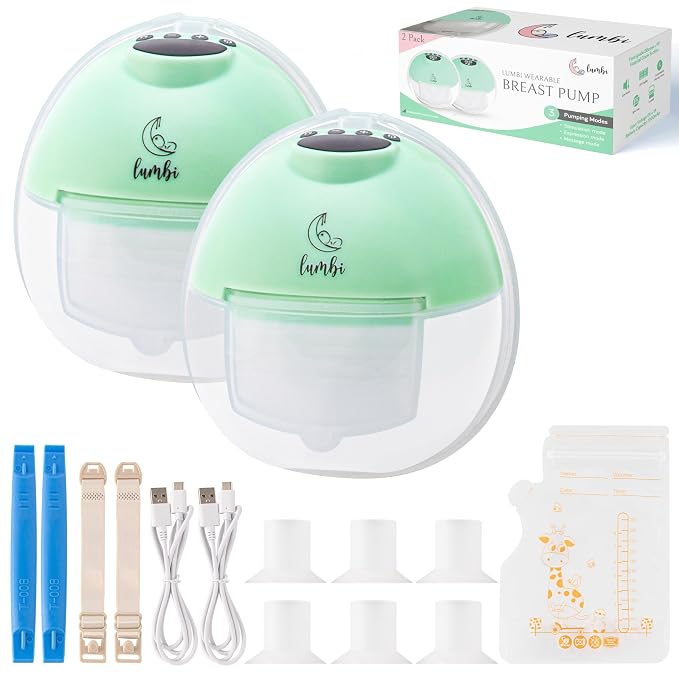 Lumbi L1 Hands-Free Breast Pump Set by LumbiProducts