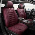 OASIS AUTO Car Seat Covers Premium Waterproof Faux Leather Cushion Universal by OasisAuto