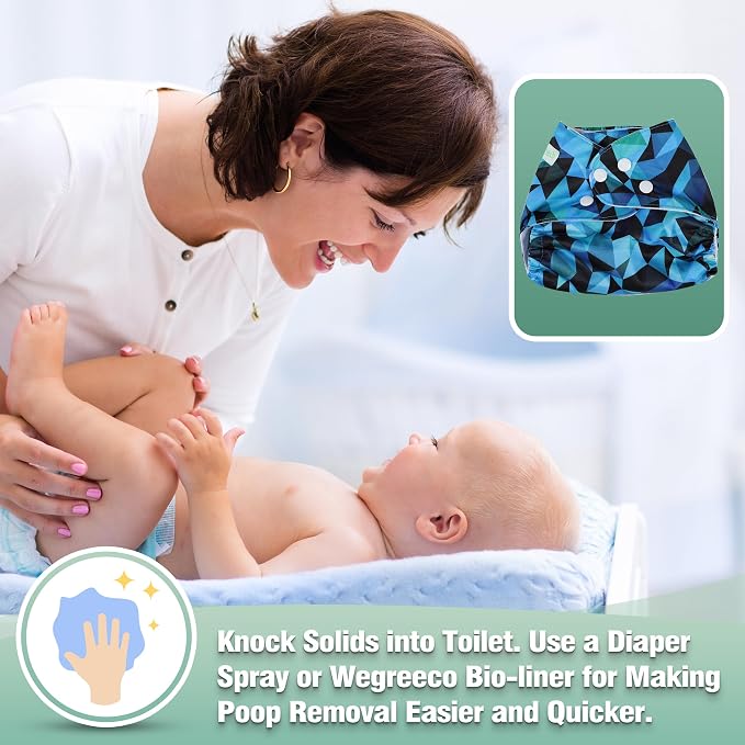 Wegreeco Cloth Diapers 6 Pack - Image 7