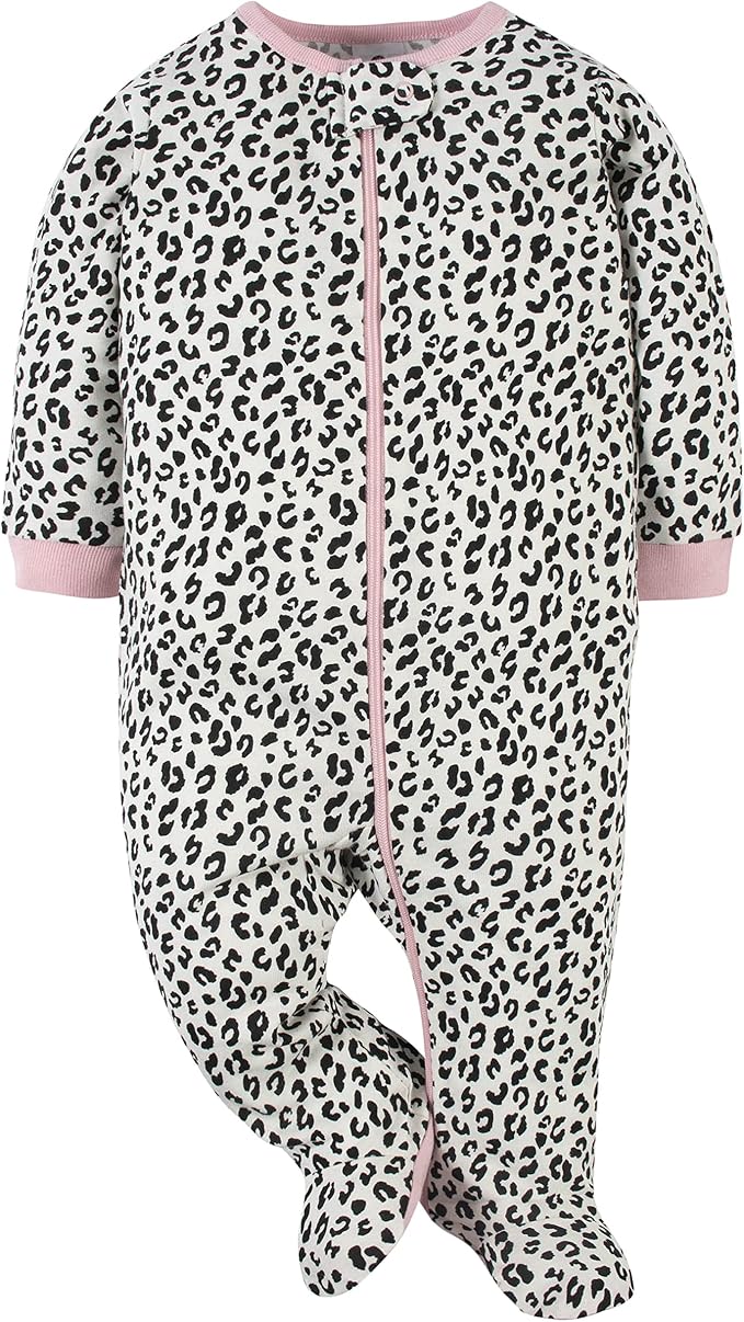Gerber Baby Girls 4 Pack Sleep 'N Play Footie - Image 3