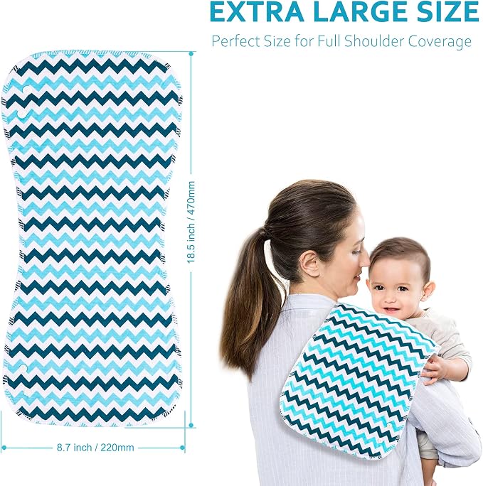 2-in-1 Burp Cloths and Baby Bibs - Image 5