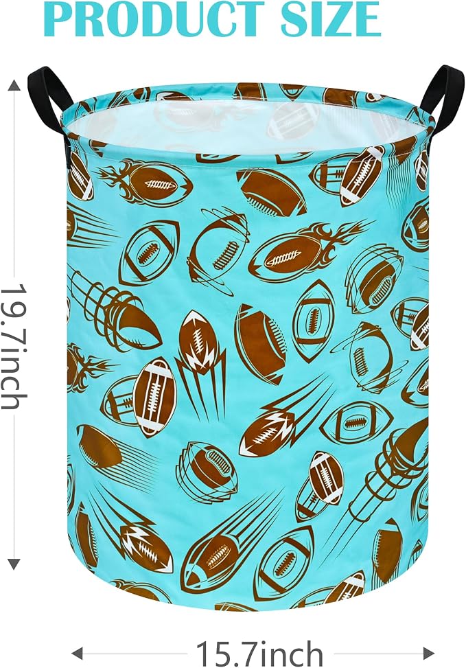 Round Laundry Hamper Storage Basket Laundry Organizer Hamper Storage Bins - Image 7