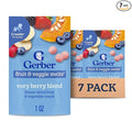 Gerber Stage 3 Baby Food Snacks, Very Berry Fruit and Veggie Melts, Baby Led by Gerber