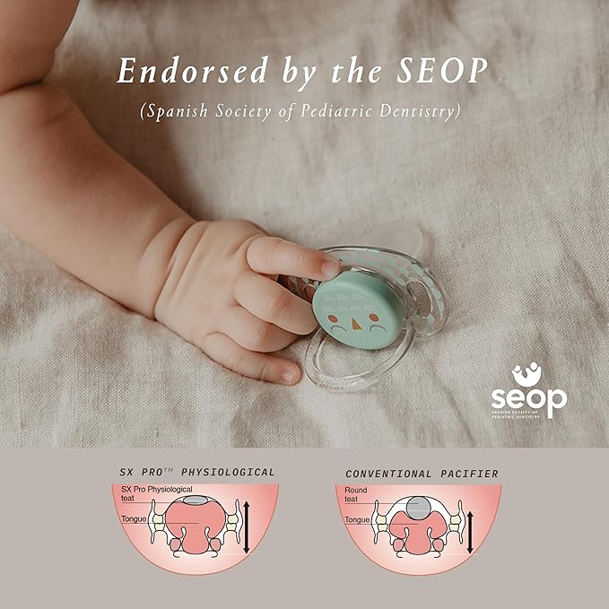 Suavinex Bonhomia SX PRO Physiological Pacifier, Supports Breastfeeding Babies - Image 4