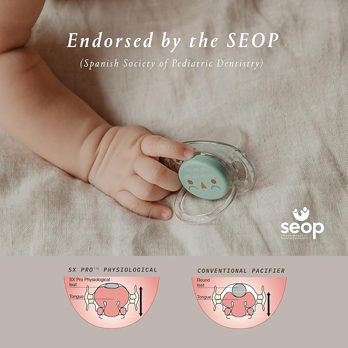 Suavinex Bonhomia SX PRO Physiological Pacifier, Supports Breastfeeding Babies - Image 5