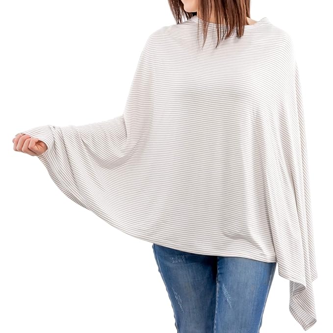 WeeSprout Nursing Cover for Breastfeeding, Soft & Breathable Nursing Poncho by WeeSprout