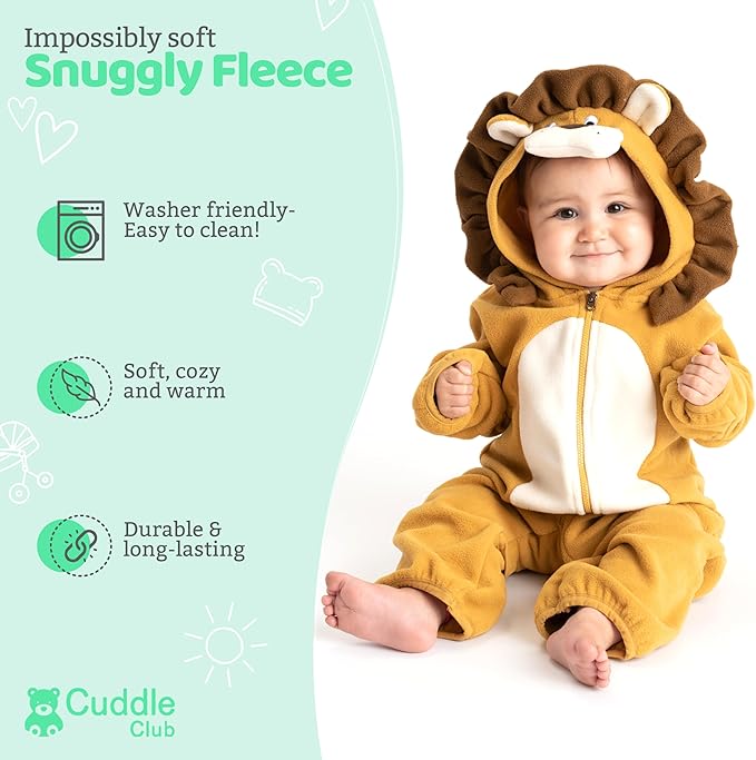 Cuddle Club Fleece Baby Bunting Bodysuit - Image 2