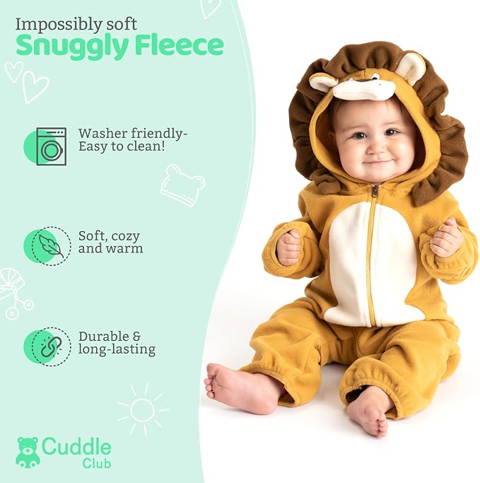 Cuddle Club Fleece Baby Bunting Bodysuit - Image 2