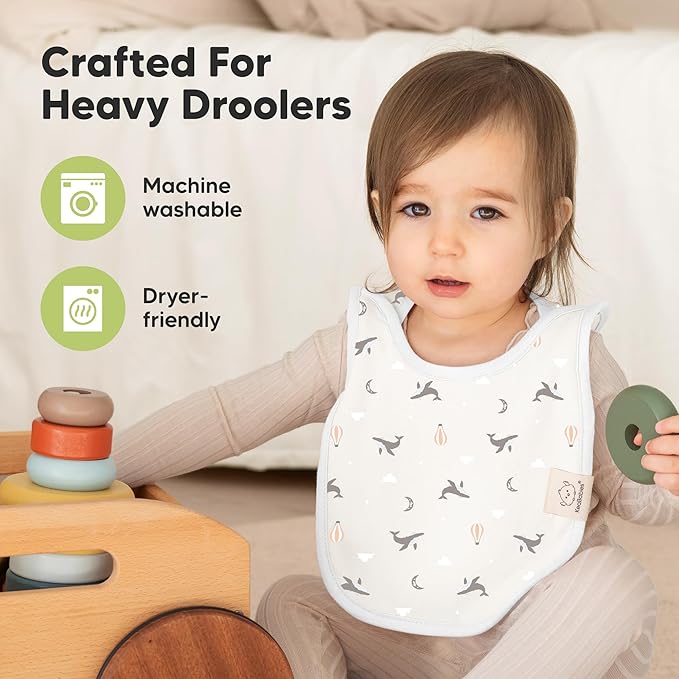 8-Pack Baby Bibs for Boys, Girls - Image 6