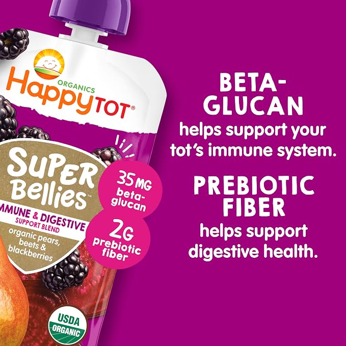 Happy Tot Organics Super Bellies Variety Pack, 4 Ounce - Image 4