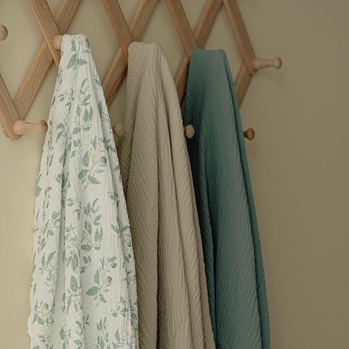 GLLQUEN BABY Muslin Swaddle Blankets, Baby Swaddle Blanket Unisex, Osmanthus - Image 6