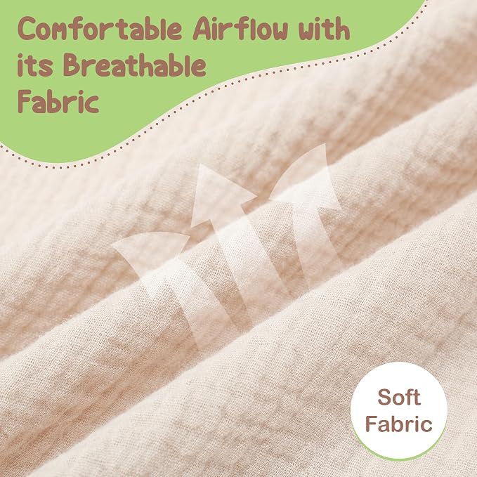 Premium Organic Breathable Muslin Nursing Cover - Image 6