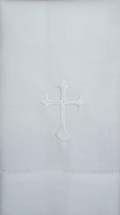 Integrity Designs White Linen Baptism/Christening Cloth - Image 4