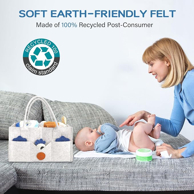 Maliton Baby Diaper Caddy, Car Organizer - Image 4
