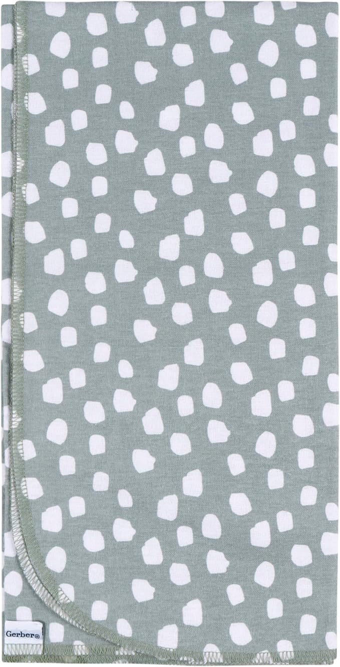 Gerber Unisex Baby 100% Cotton Flannel Receiving Blankets 30x30 Inches - Image 5