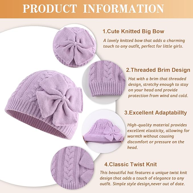 JANGANNSA Winter Warm Knitted Baby Hat - Image 5