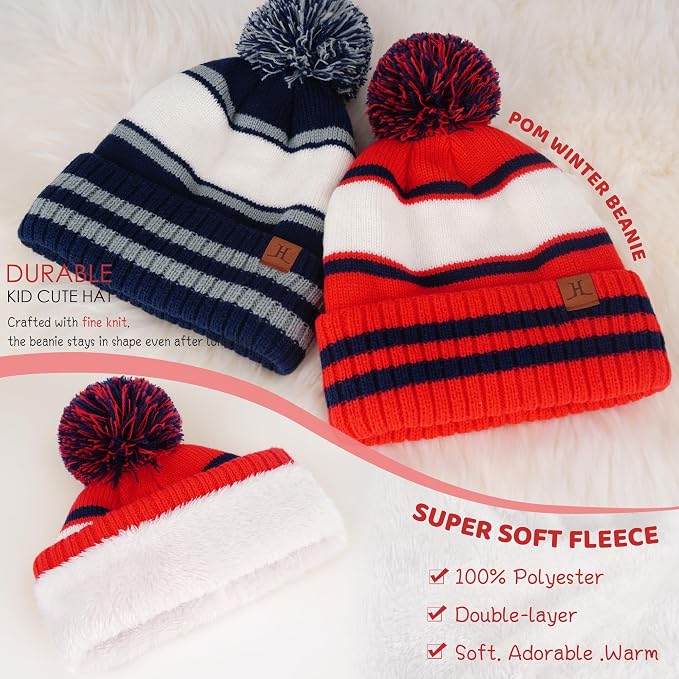 FZ FANTASTIC ZONE Kids Toddler Winter Hat Beanie - Image 3