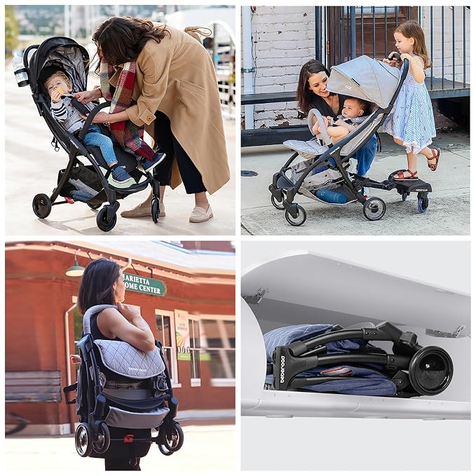 Beberoad Love R2 Small Travel Stroller Compact Strollers Foldable Lightweight - Image 6