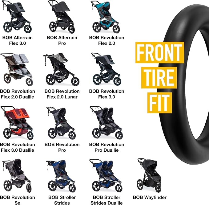 BOB Stroller Tire Tube Replacement – Front Inner Tube - Image 2